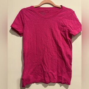JCrew girlfriend tee pink size XS